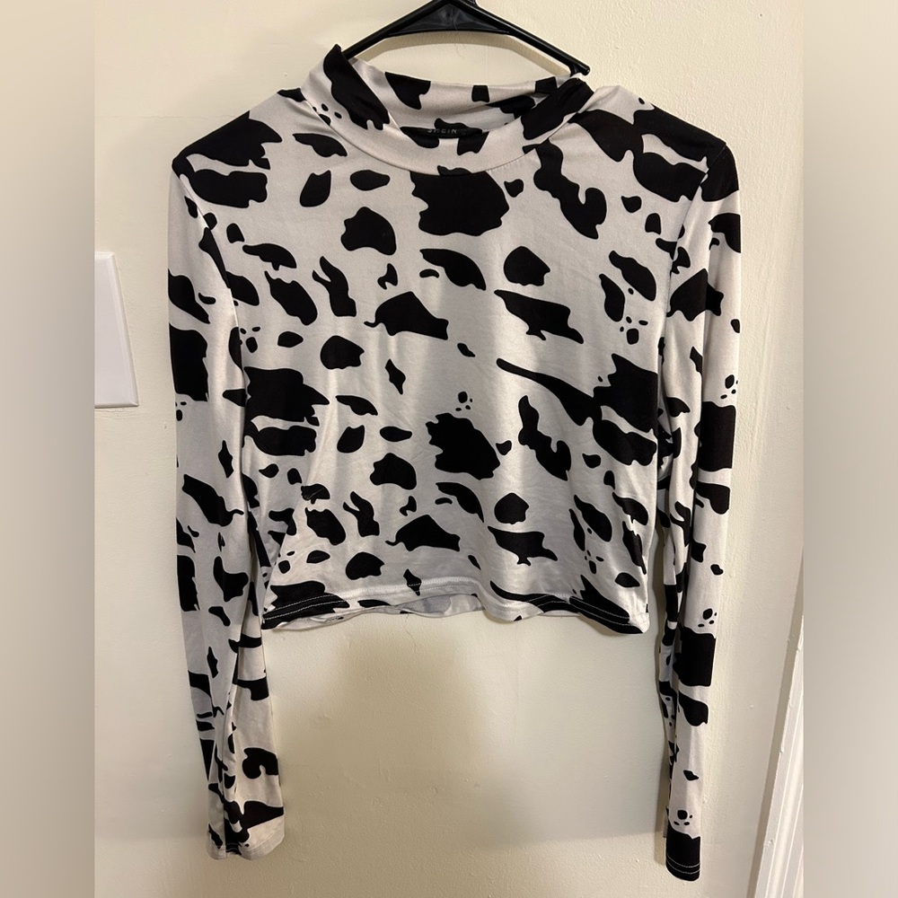 Cow print shirt